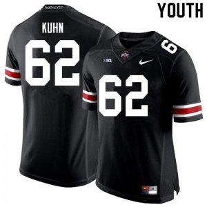 Youth Ohio State Buckeyes #62 Chris Kuhn Black Nike NCAA College Football Jersey High Quality DLV5544OE